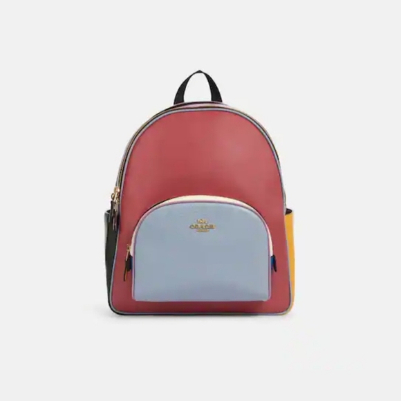 Coach Court Backpack in Colorblock - Picture 11 of 12